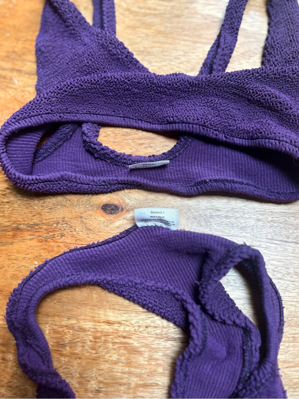 Youswim Deep Purple Eva Two-Piece Bikini Cheeky Bottoms - Picture 3 of 3